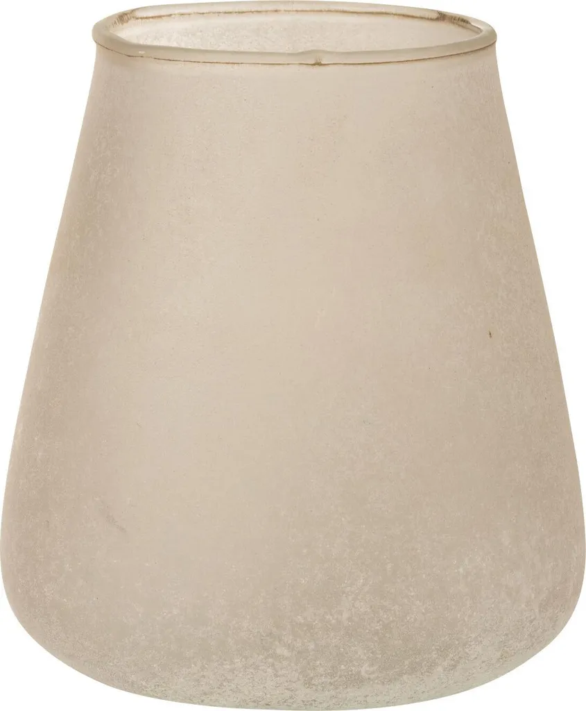 Lanterne J-Line Rose Verre Moyen - Protégez vos Bougies avec Style