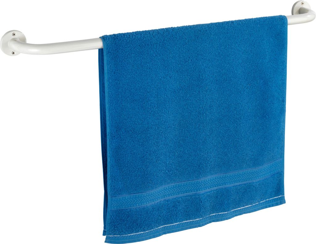 WENKO Badetuchstange Mod. Basic 80 cm Weiß
