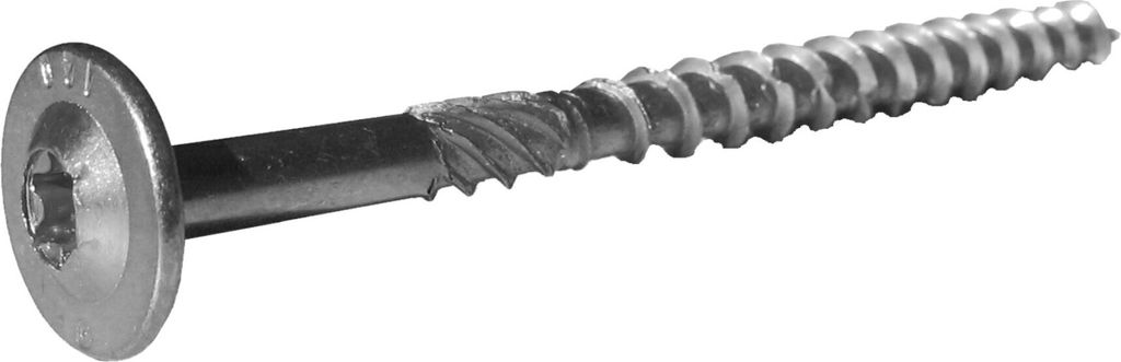 Konstruktionsschraube A2-Edelst Tellerkopf 6,0 x 80 mm / Pck a 100 St