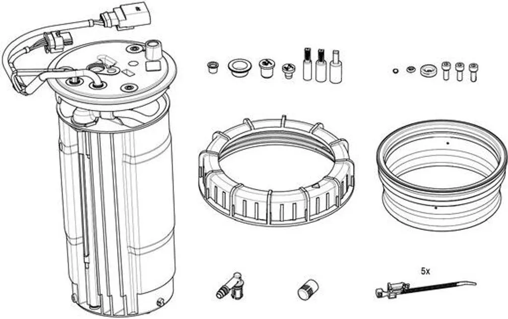 Unité d'injection de carburant pour chauffage auxiliaire diesel 12V 24V