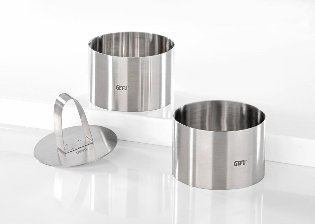 Küchenprofi Bake - Pirofila da forno in acciaio INOX 18/8, taglia unica, colore: Argento