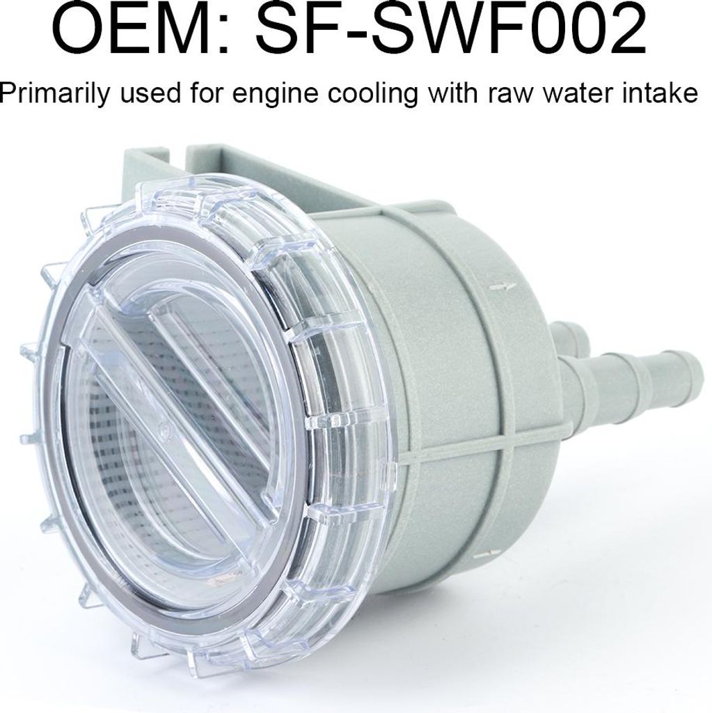 Meerwasserfilter Marine Wassereinlasssieb Ersatz SF-SWF002 für Yachtboot