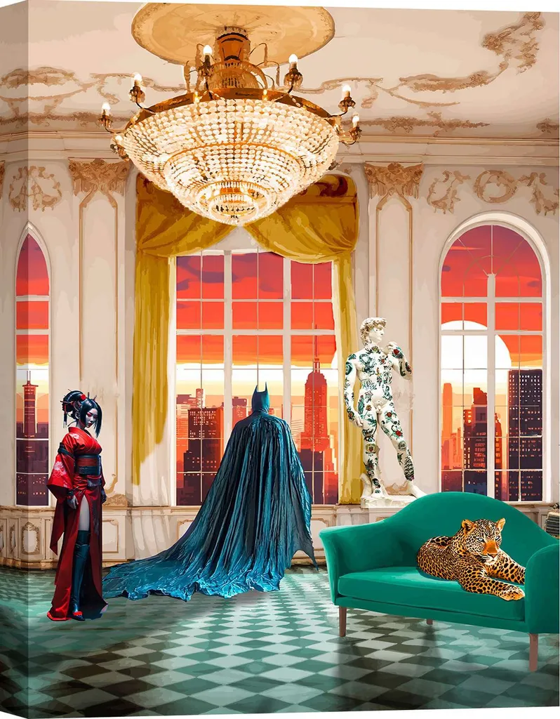 Tableau toile Modern Pop idéal pour décorer un salon chic ou un bureau