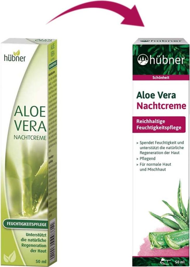 Aloe Vera Nachtcreme Feuchtigkeitspflege 50ml