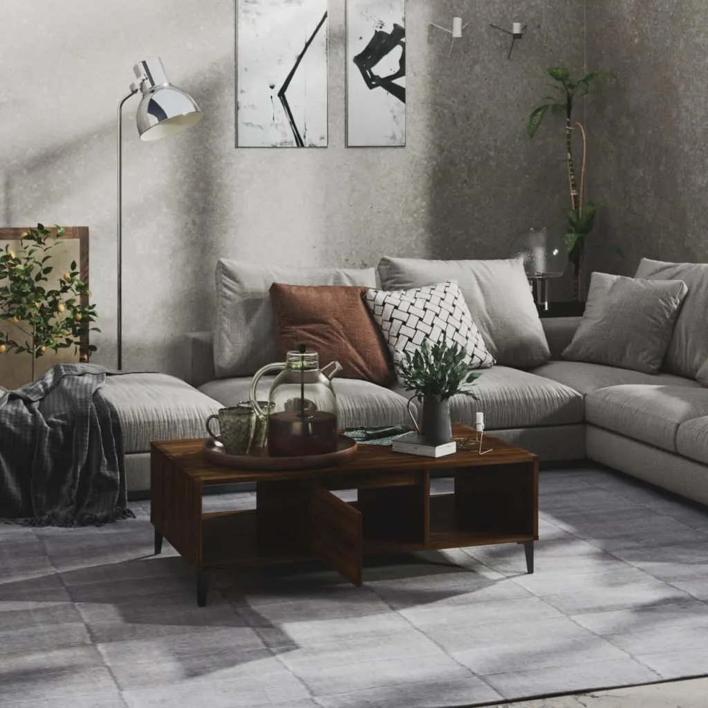 Tavolino Salotto Rovere Marrone 103,5x60x35 cm - Design Moderno Elegante
