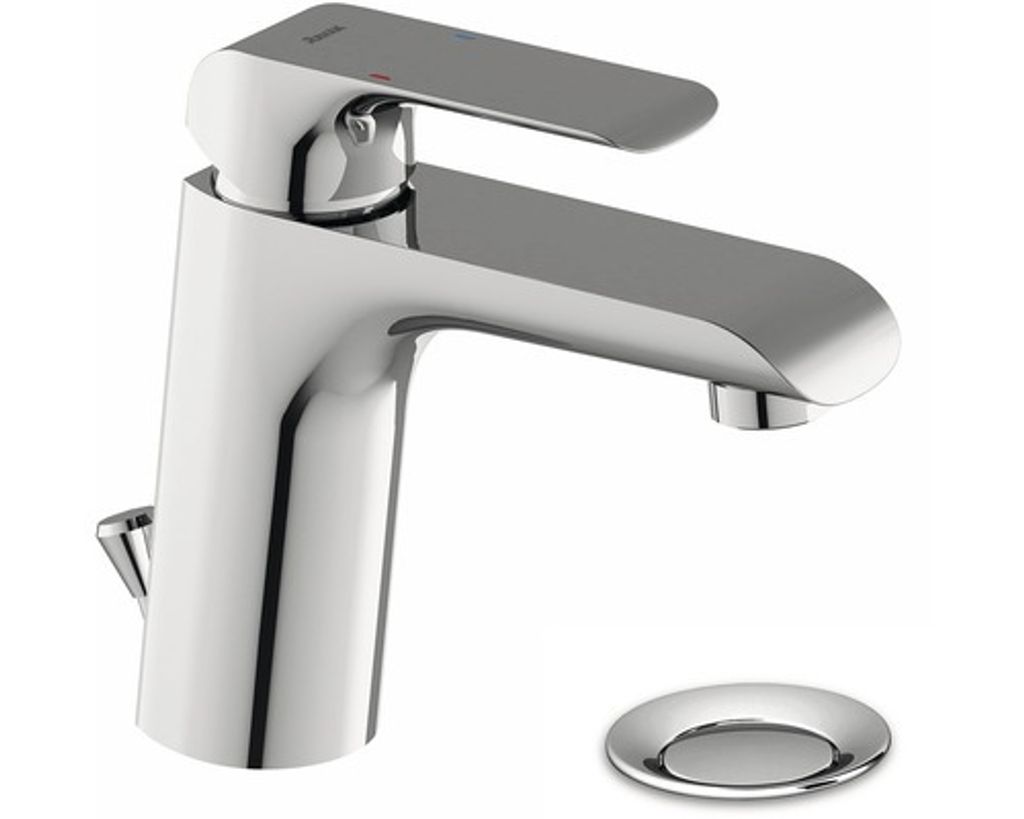 Ravak Flat - Waschtischarmatur FL 013.00 mit Auslass, Chrom Produktbild 