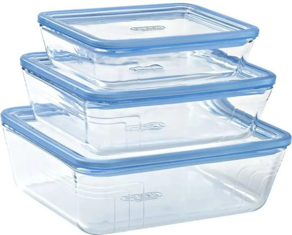 Set 3 Contenitori Pyrex Vetro Zero Plastic: Ideali per Tutta la Famiglia - 1