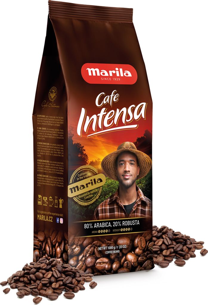 Kawa ziarnista Marila Cafe Intensa 1 kg Zdjęcie produktu 