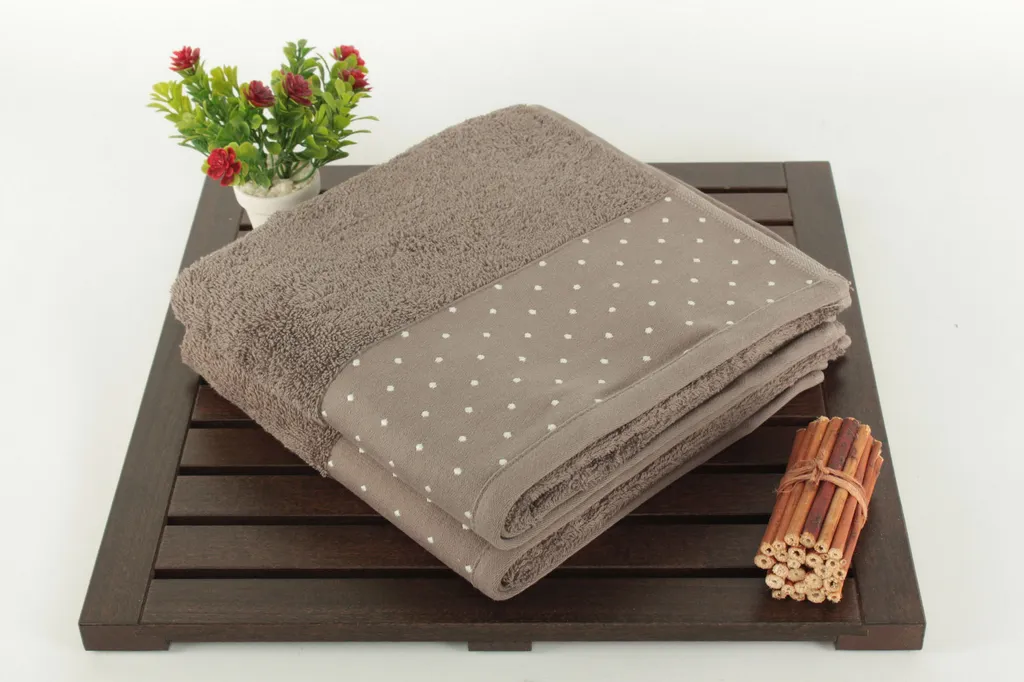 Eleganza Mijolnir Pıtırcık SHS1231: Asciugamano Marrone 100% Cotone