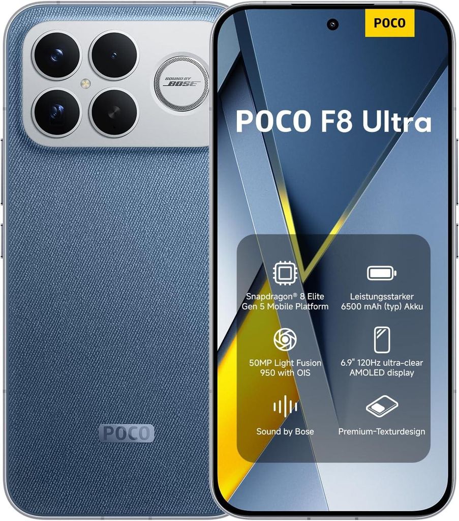 XIAOMI Poco F8 Ultra 5G Smartphone 16+512 GB, 6,9" 120 Hz Obrázek produktu 