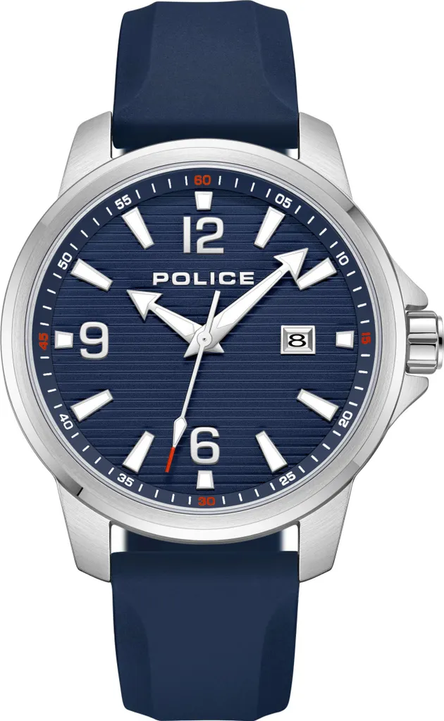 Police Orologio Uomo Analogico Al quarzo con cinturino Cuoio
