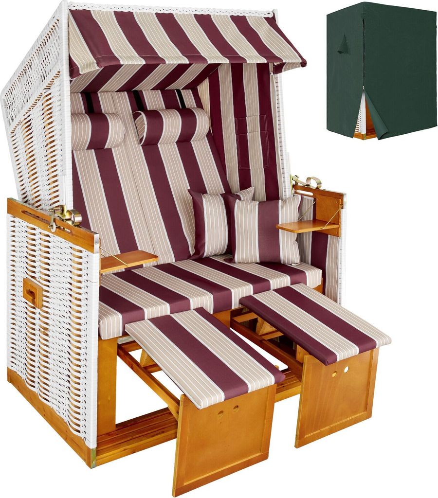 Strandkorb Sylt 115 x 158 x 78 cm Produktbild