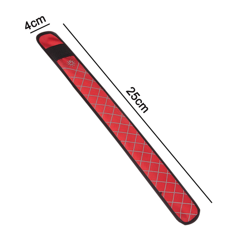 2 Stück LED Leuchtarmbänder Aufladbar - Reflektierend Für Joggen & Nacht-Sicherheit