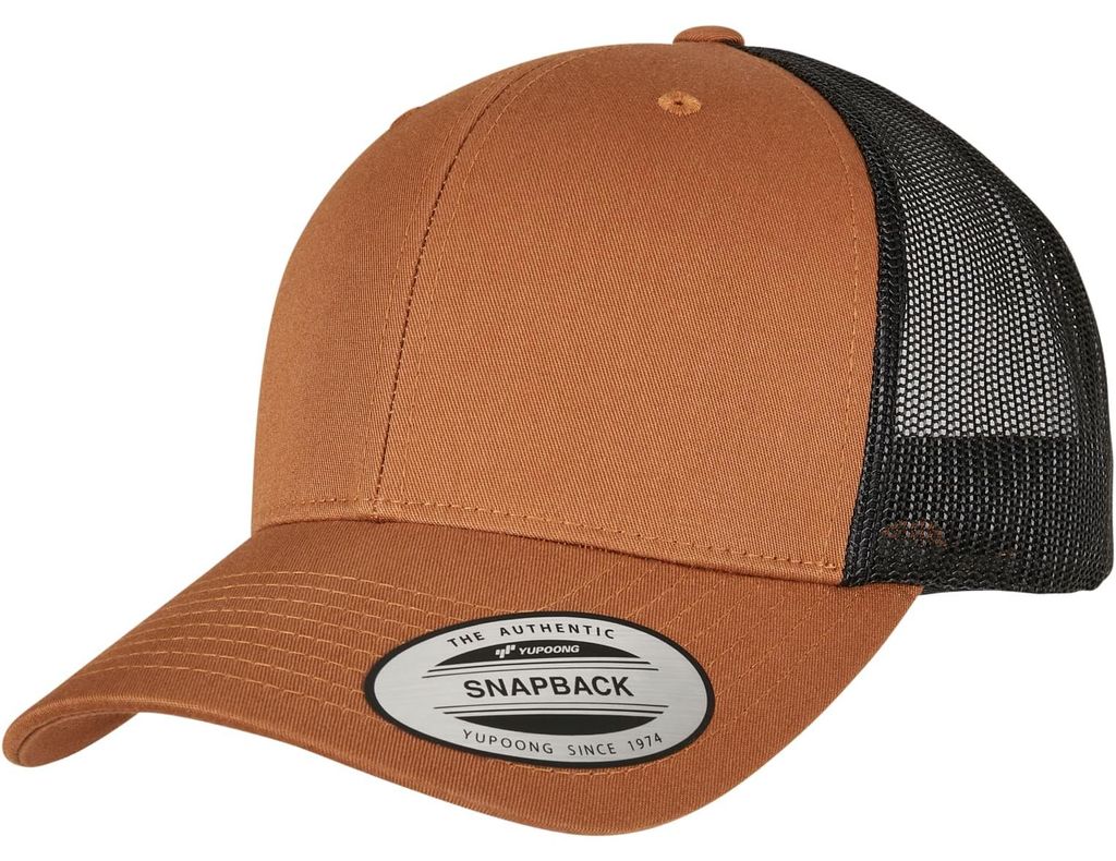Retro Trucker 2-Tone Cap,caramel/black Produktbild 