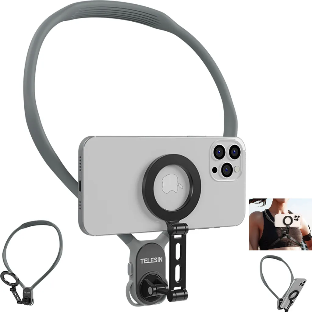 Support de téléphone pour Vlog et tutoriels cuisine en mode mains libres