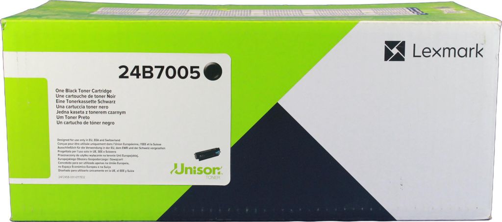 Lexmark 24B7005 Cartouche de toner 1 pièce(s) Original Noir Image du produit 