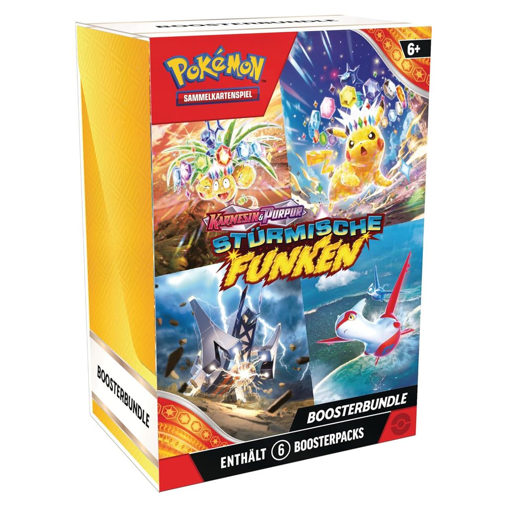 Pokémon Sammelkarten Stürmische Funken Boosterbundle Produktbild 