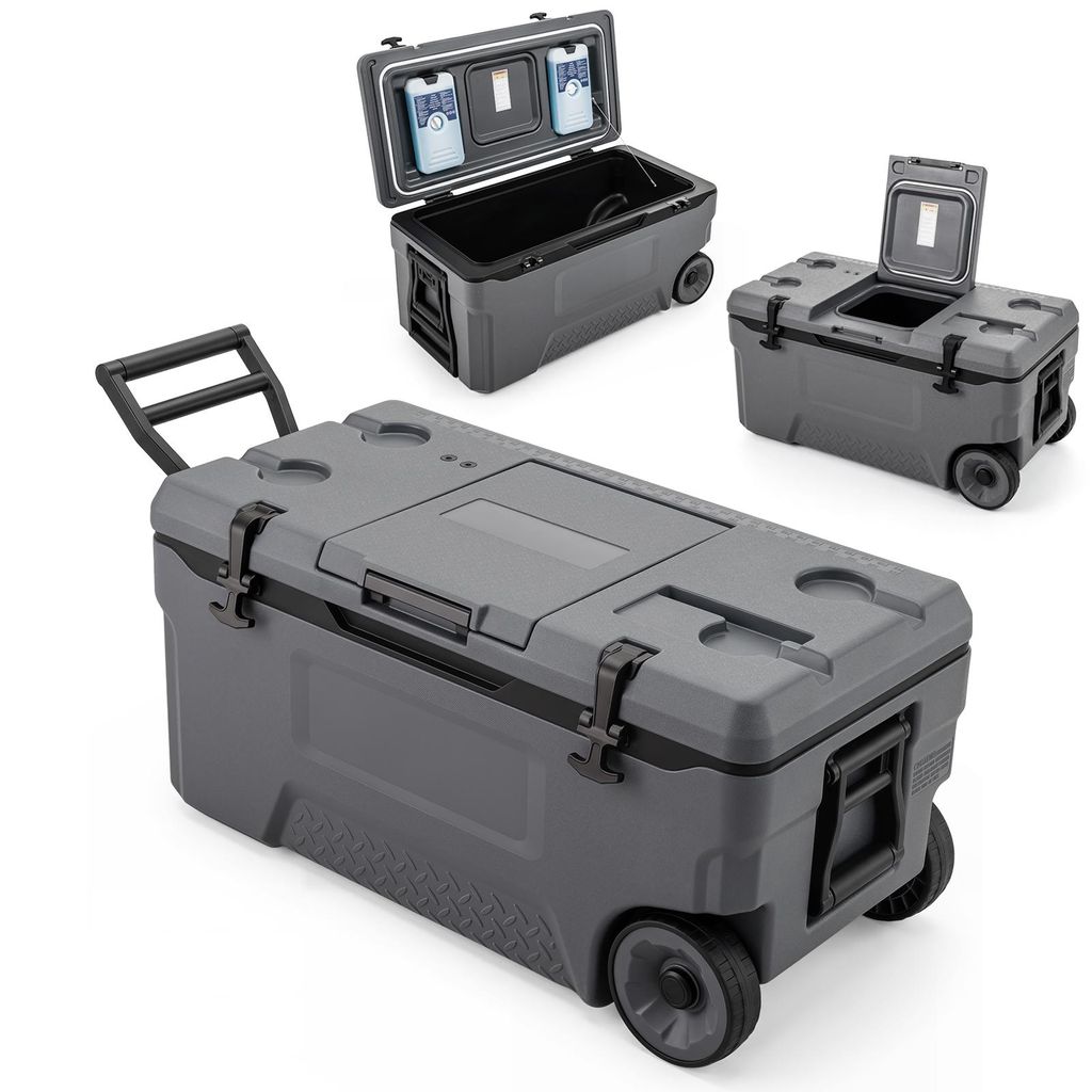COSTWAY Kühlbox 70L, große Thermobox aus Kunststoff mit Produktbild 