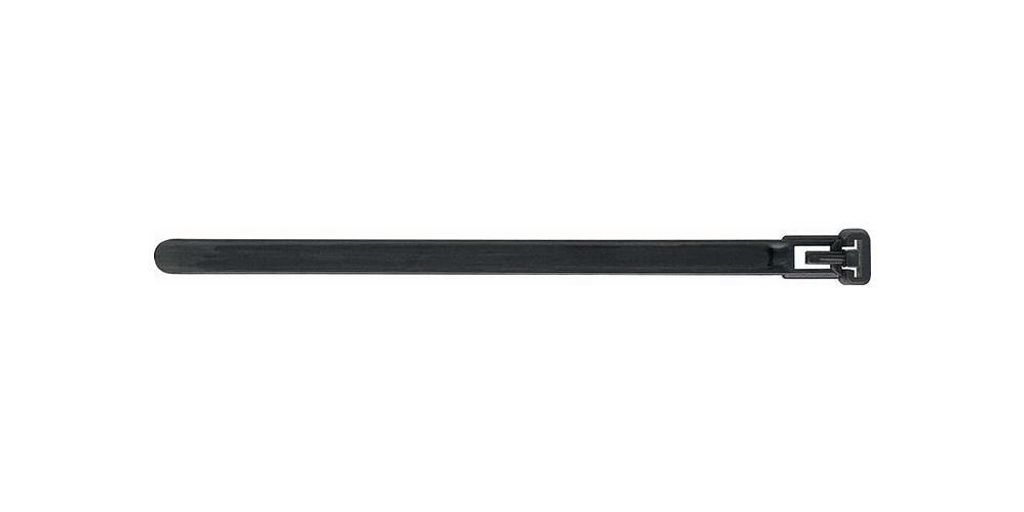 Kabelbinder L.150mm B.7,6mm PA 6.6 schwarz 100St./Btl.