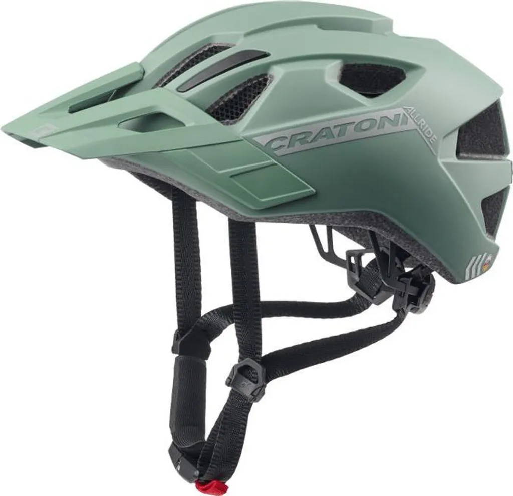 Casque CRATONI AllRide Sage Matt avec Visière et Ventilation Optimisée