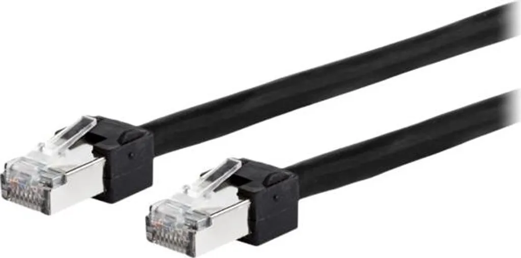 Câble Réseau 15m Metz Connect Cat.6 Noir Idéal pour Bureaux et Serveurs