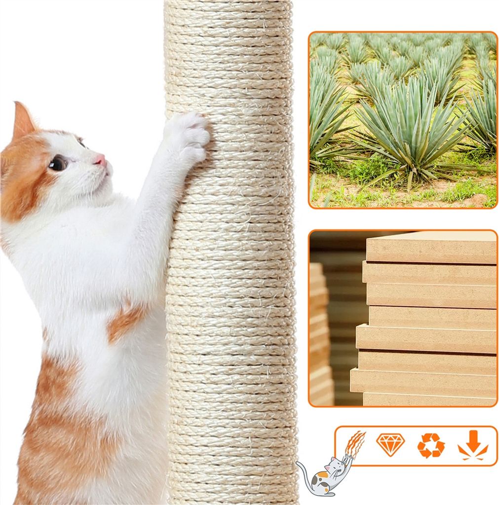 Yaheetech XXL Katzenkratzbaum  Katzenbaum Kletterbaum 194 Produktbild 7