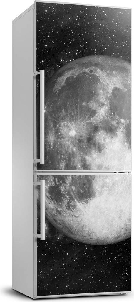 Tulup Kühlschrankdekoration - 70x190 cm - Aufkleber auf dem Kühlschrank - Mond