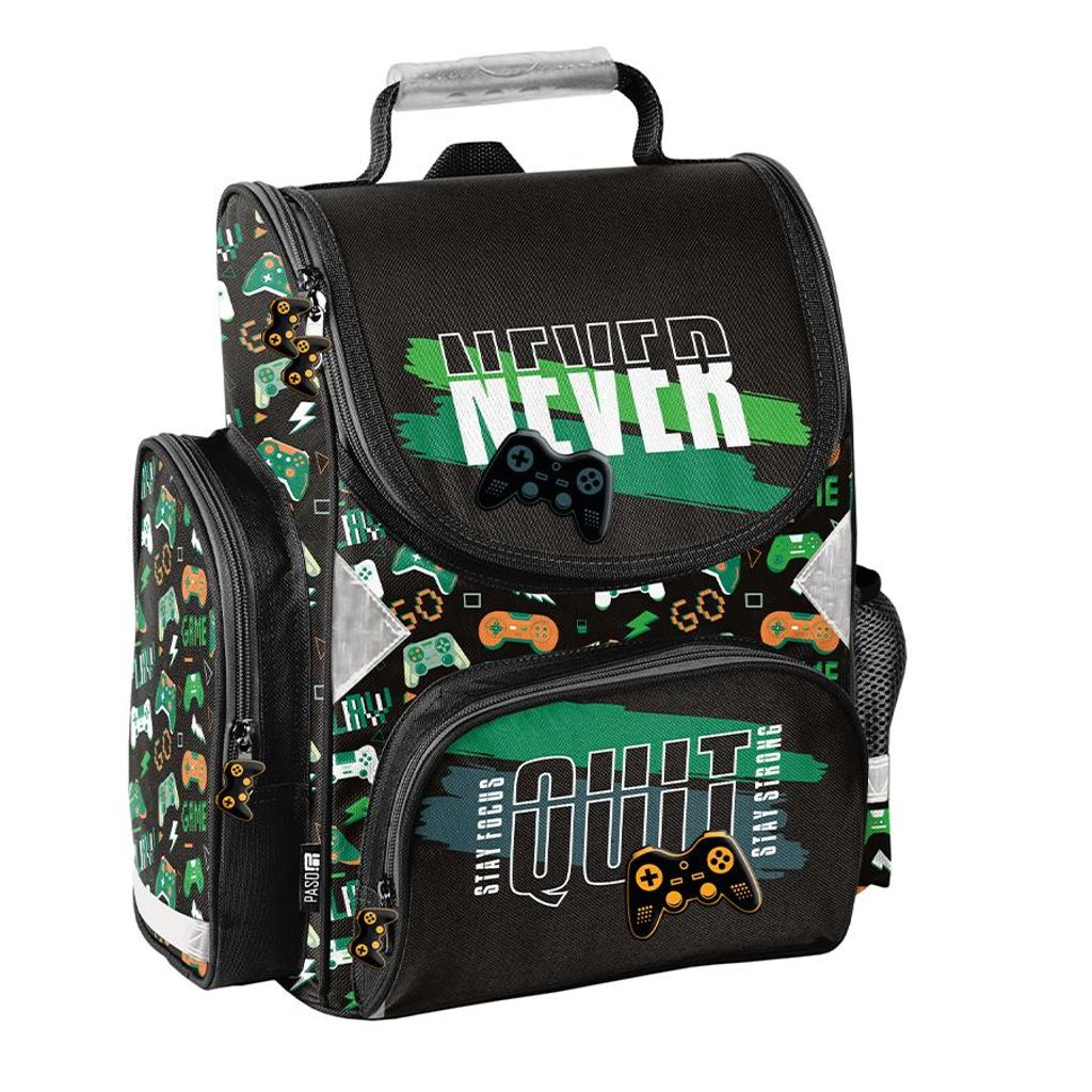 Cartable PASO pour garçons et filles GAME pads noir Image du produit 