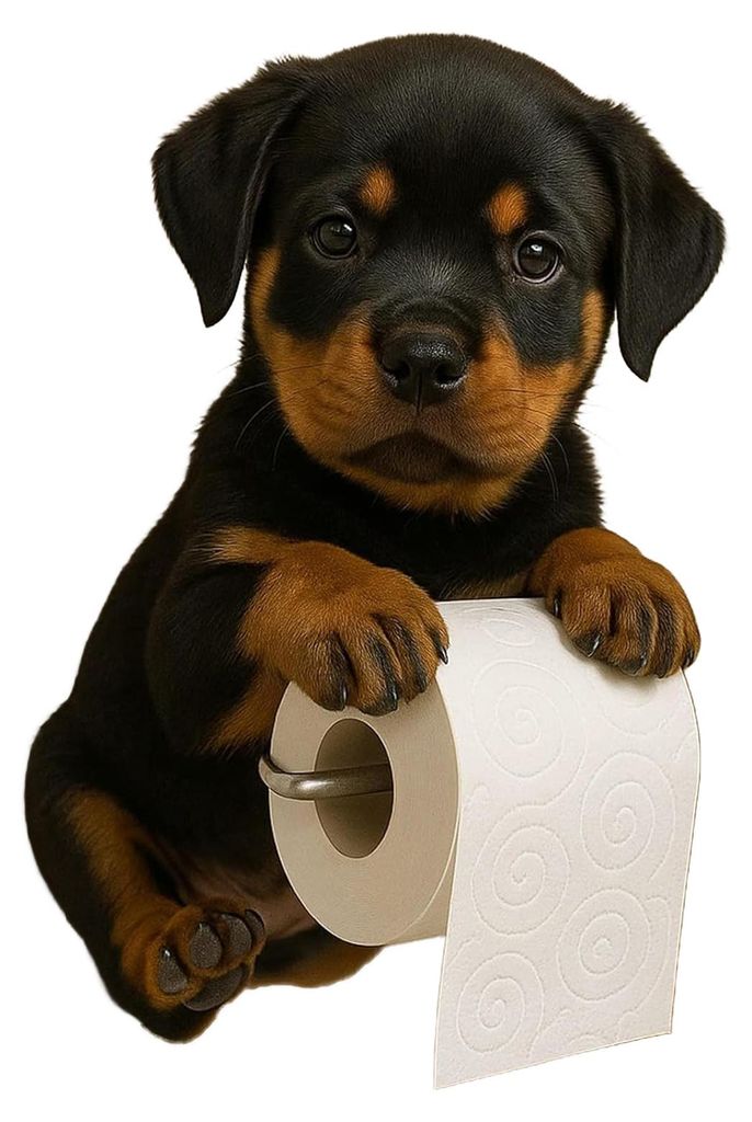 Wandmontierter Toilettenpapierhalter, einfache Installation, Hunde-Design, lustiger 3D-gedruckter Handtuchhalter, Papierablage, Badezimmerdekoration B