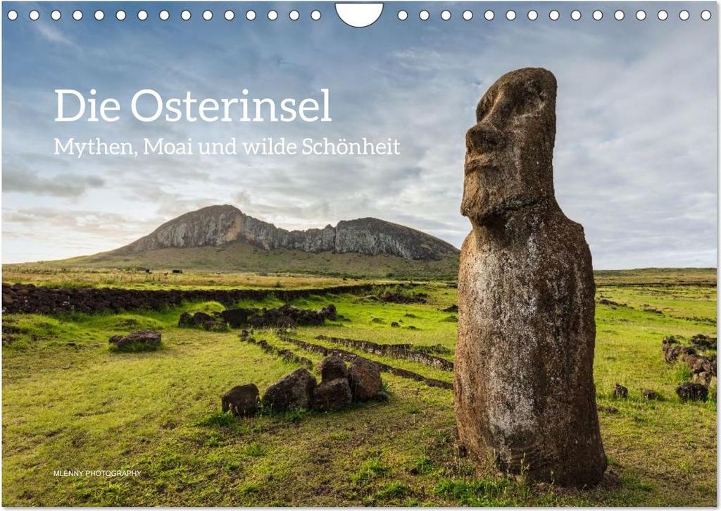 Die Osterinsel – Mythen, Moai und wilde Schönheit (Wandkalender 2027 DIN A4 quer), CALVENDO Monatskalender