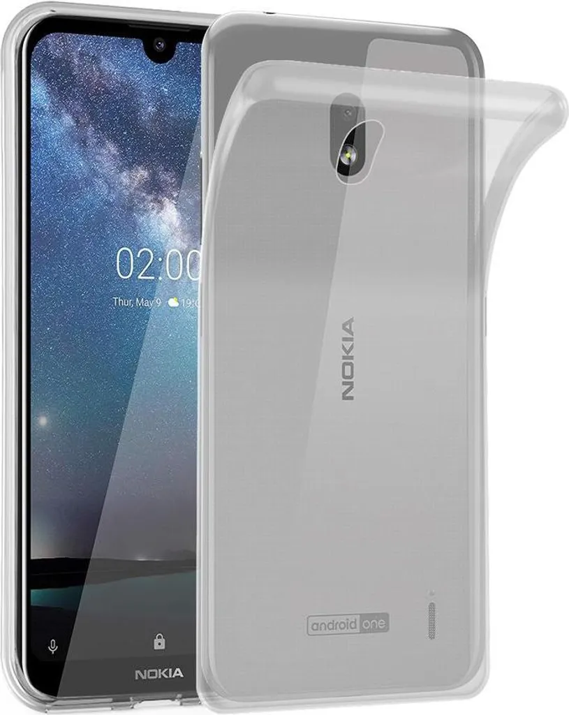 Cadorabo Cover Nokia 2.2 Trasparente - Custodia TPU Silicone Morbido