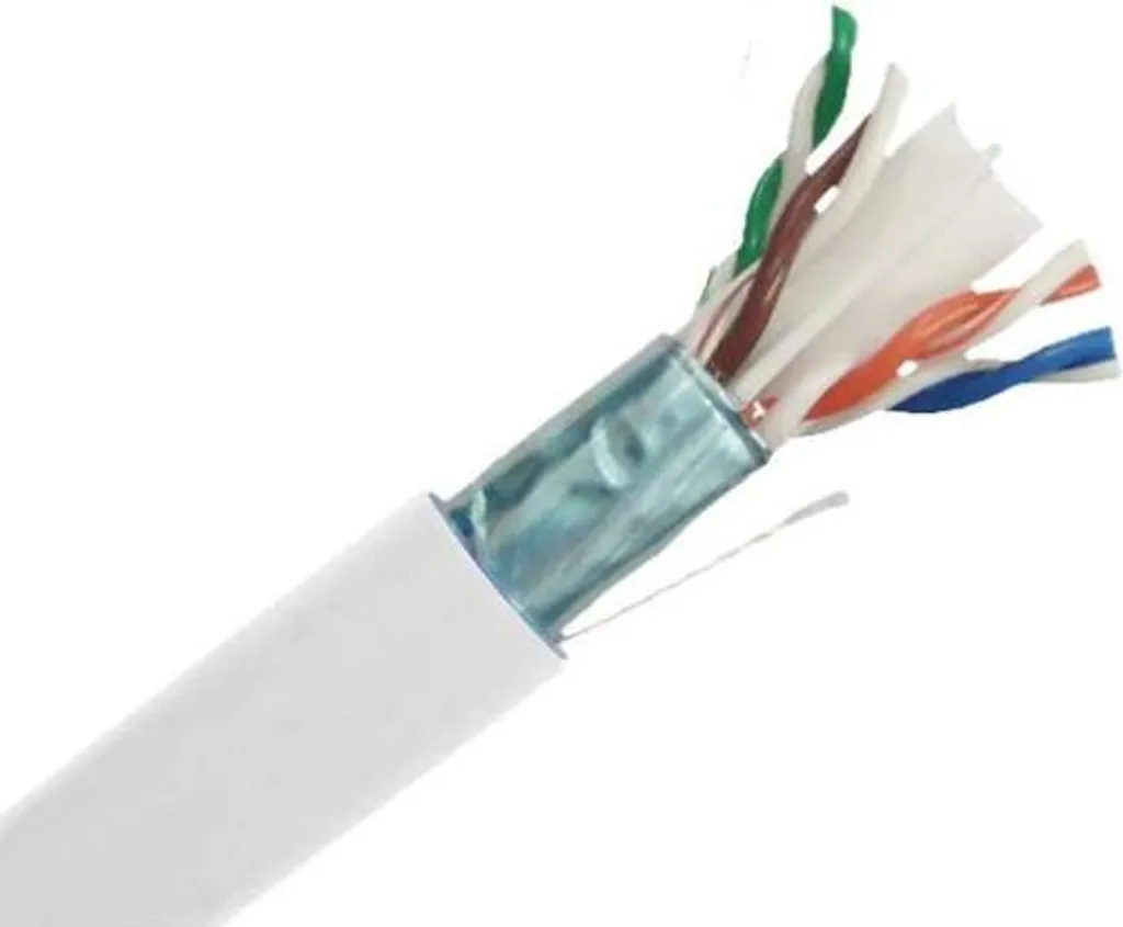 Câble Ethernet Cat5e FTP Gris 305m pour Bureaux et Caméras Surveillance