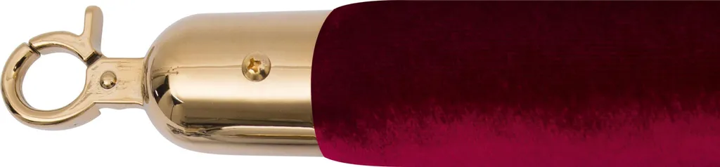 Corda Red Carpet Saro in Velluto Rosso | Barriere di Lusso