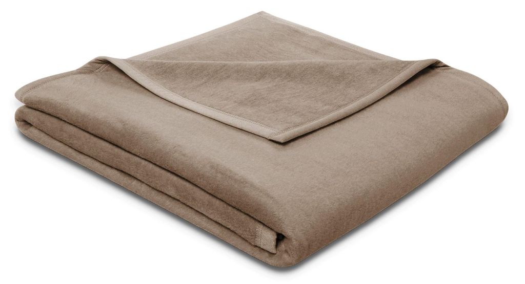 Biederlack Plaid mit Samtband-Einfassung Pure Baumwolle Produktbild 