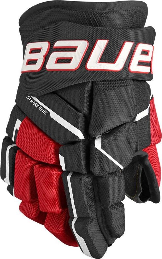 Handschuhe Bauer Supreme M5 Pro Senior navy/rot/weiss 14 Zoll
