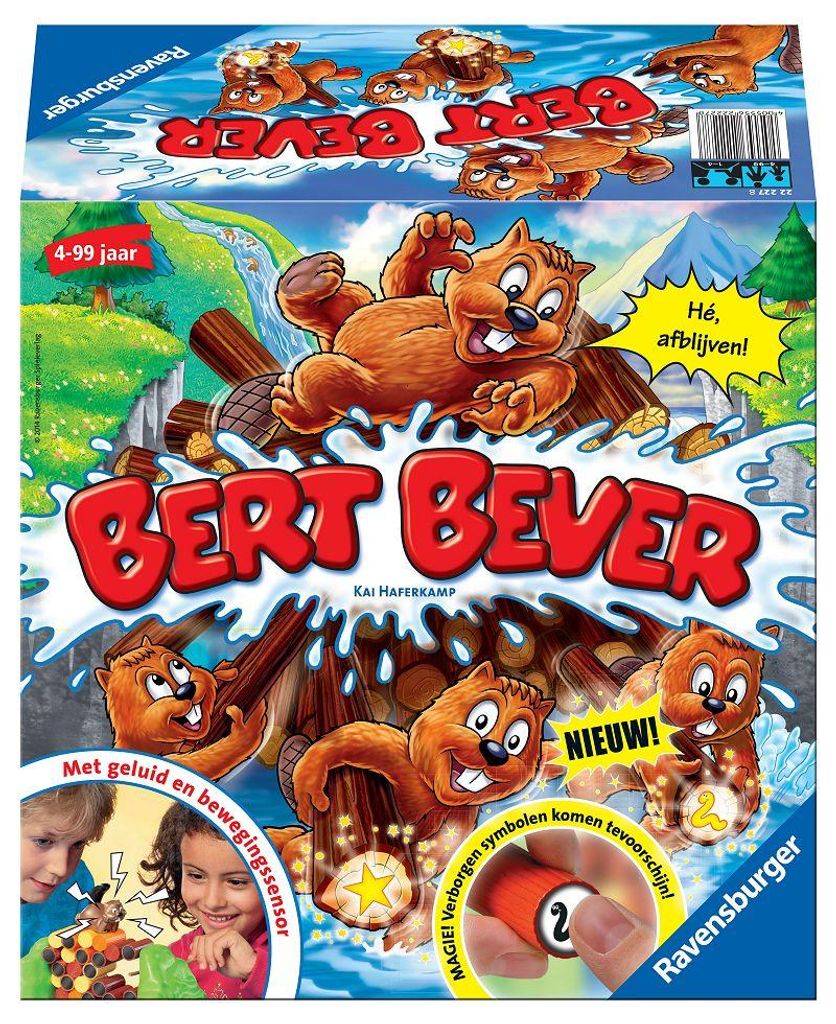 Ravensburger Kinderspiel Bert Bever - lustiges Familienspiel