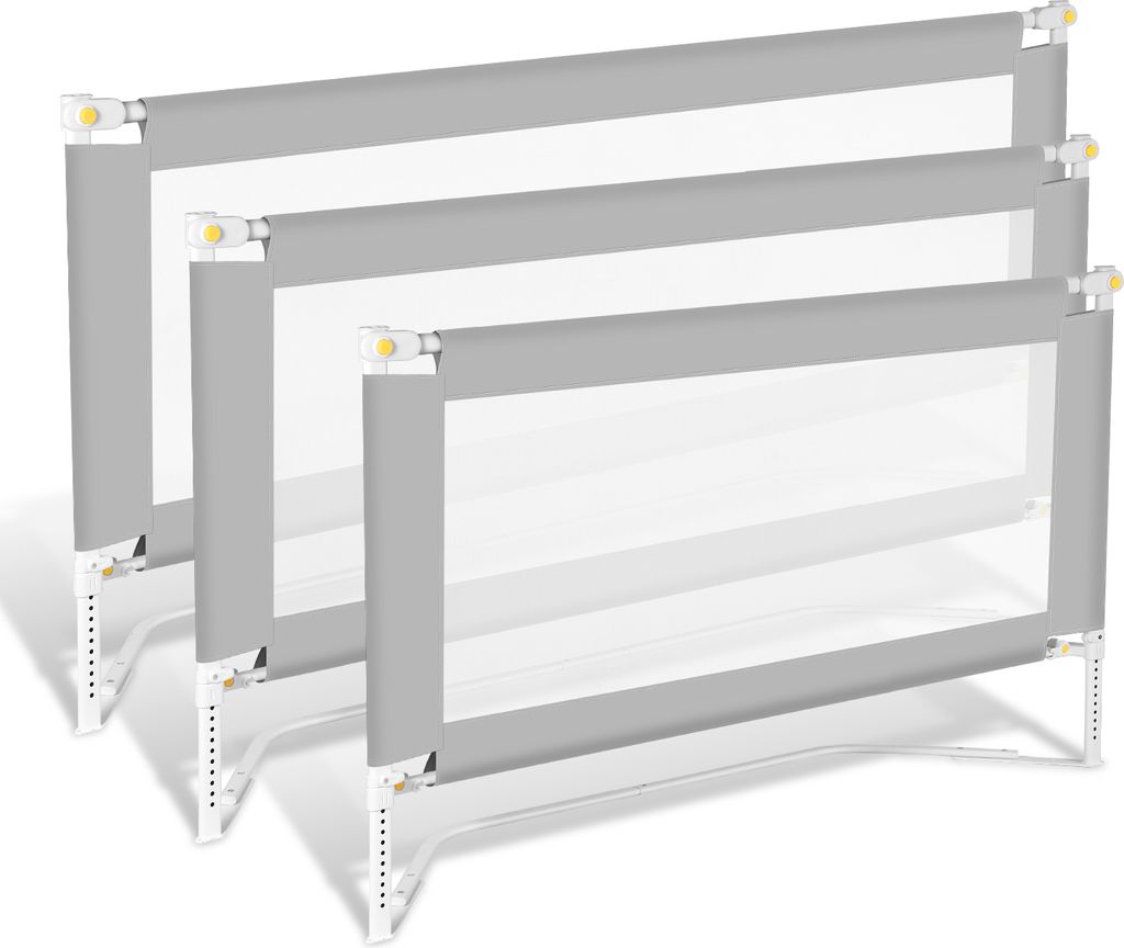 Clanmacy 200cm Bettgitter Babybettgitter Kinderbettgitter Produktbild 