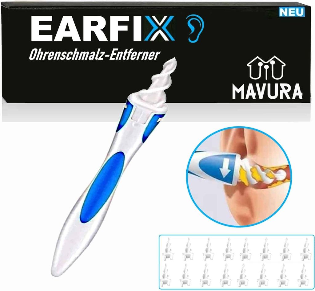 EARFIX odstraňovač ušního mazu čistič uší spirálový čistič Obrázek produktu 