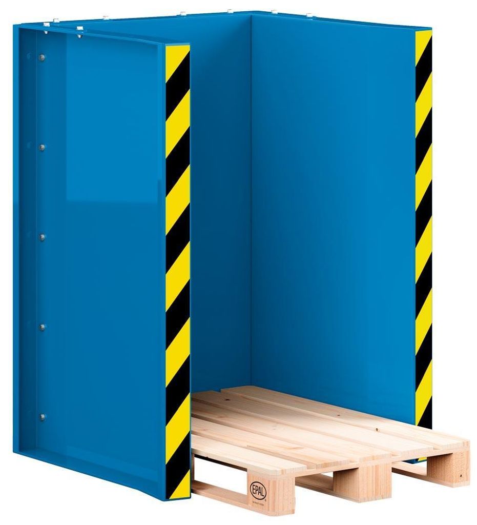 RR Industrietechnik Paletten Stapel Station RPS-10 BxTxH 1020x945x1425 mm RAL 5010 Enzianblau