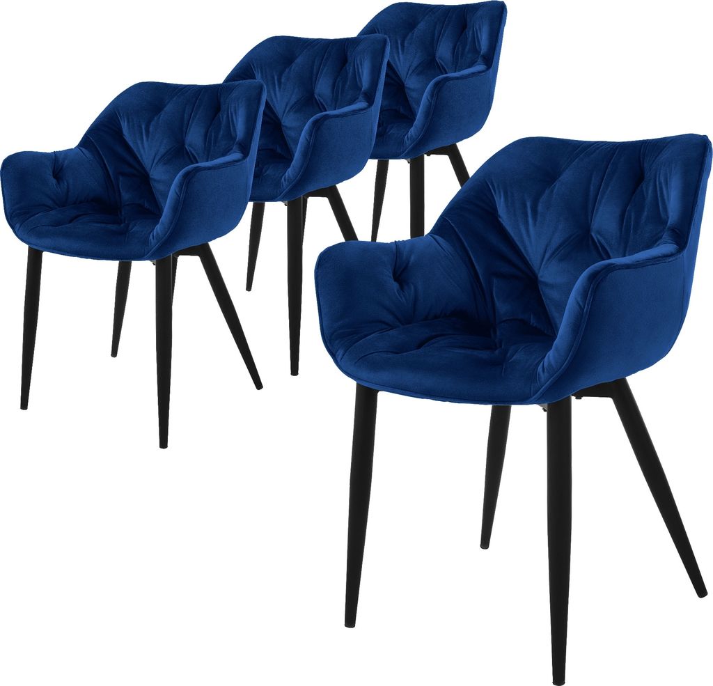 ML-Design 4er Set Esszimmerstuhl mit Rückenlehne, Produktbild 