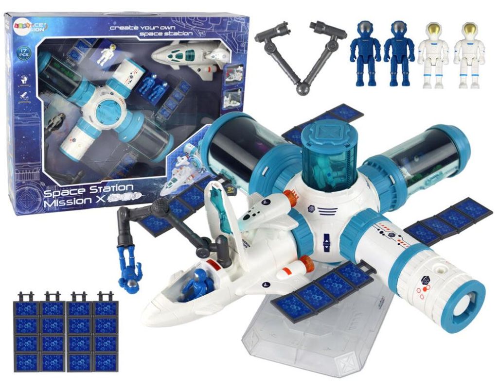 Leantoys Weltraumrakete 17el