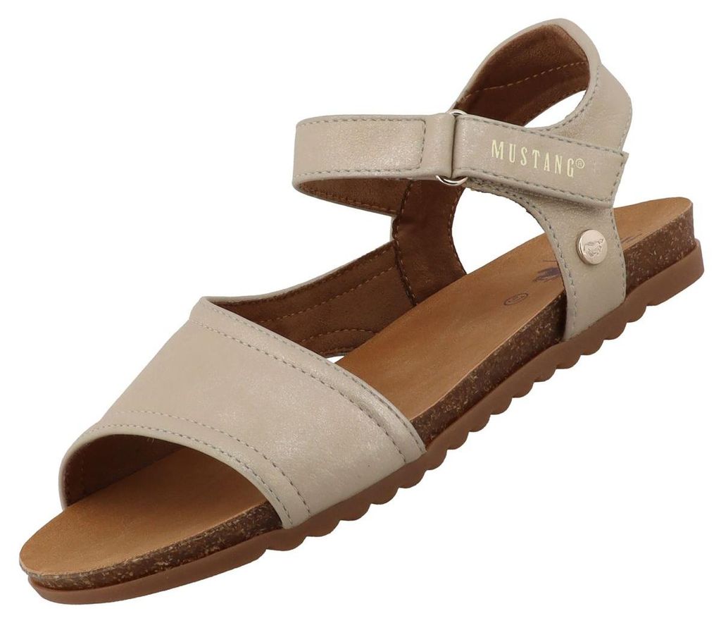 Mustang Damen Sandale Beige/Gold
