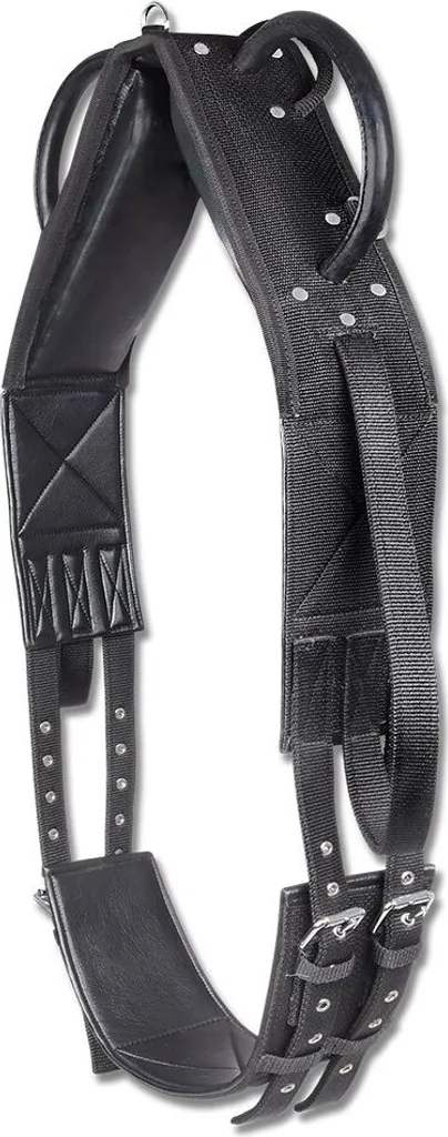 Surfaix de voltige synthétique noir pour cheval demi-sang Waldhausen
