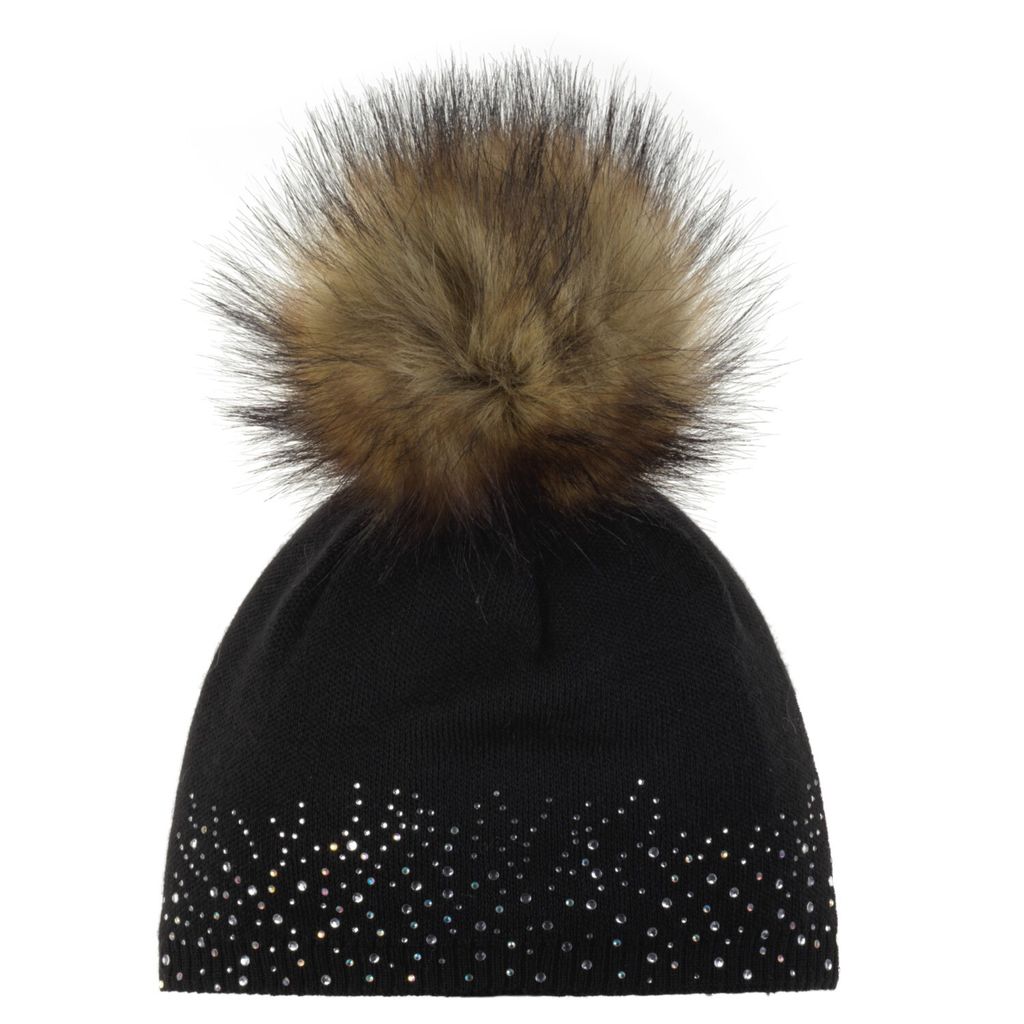 Eisbär Nalin Lux Crystal Mütze für Damen mit Bommel