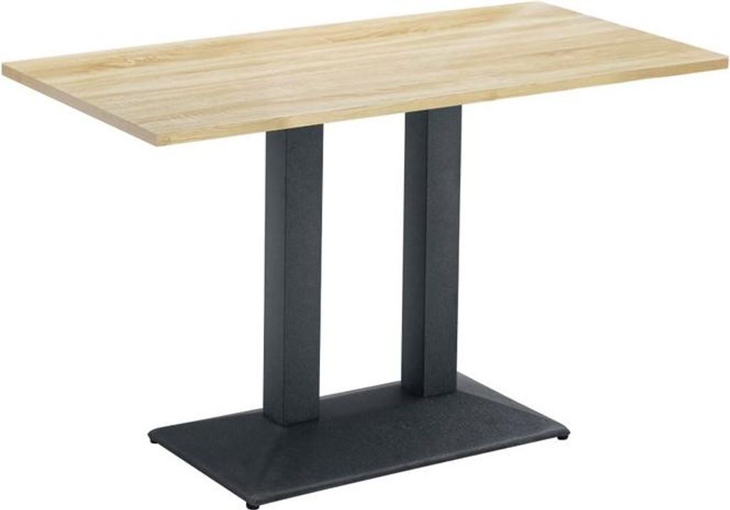 Kondela Bistro-Esstisch Rinaldo Typ 2 120x60 cm - Sonoma Eiche / schwarz
