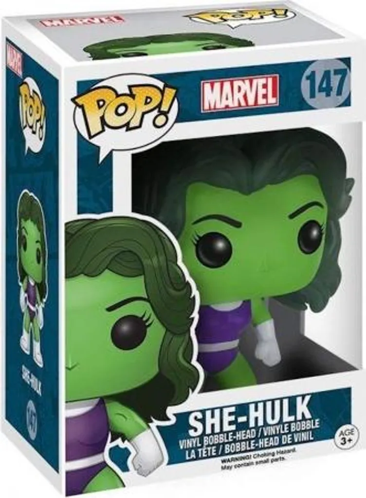 Figurine Pop She-Hulk Marvel Comics 9 cm - Statuette Vinyle FK7303 Pop - 4