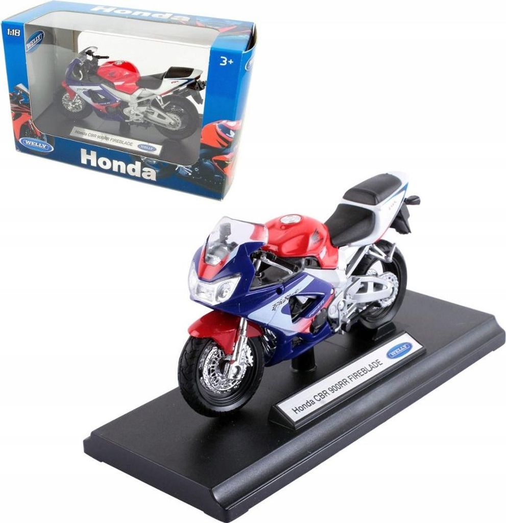 Honda CBR 900RR Fireblade-Modell im Maßstab 1:18 Welly Produktbild 