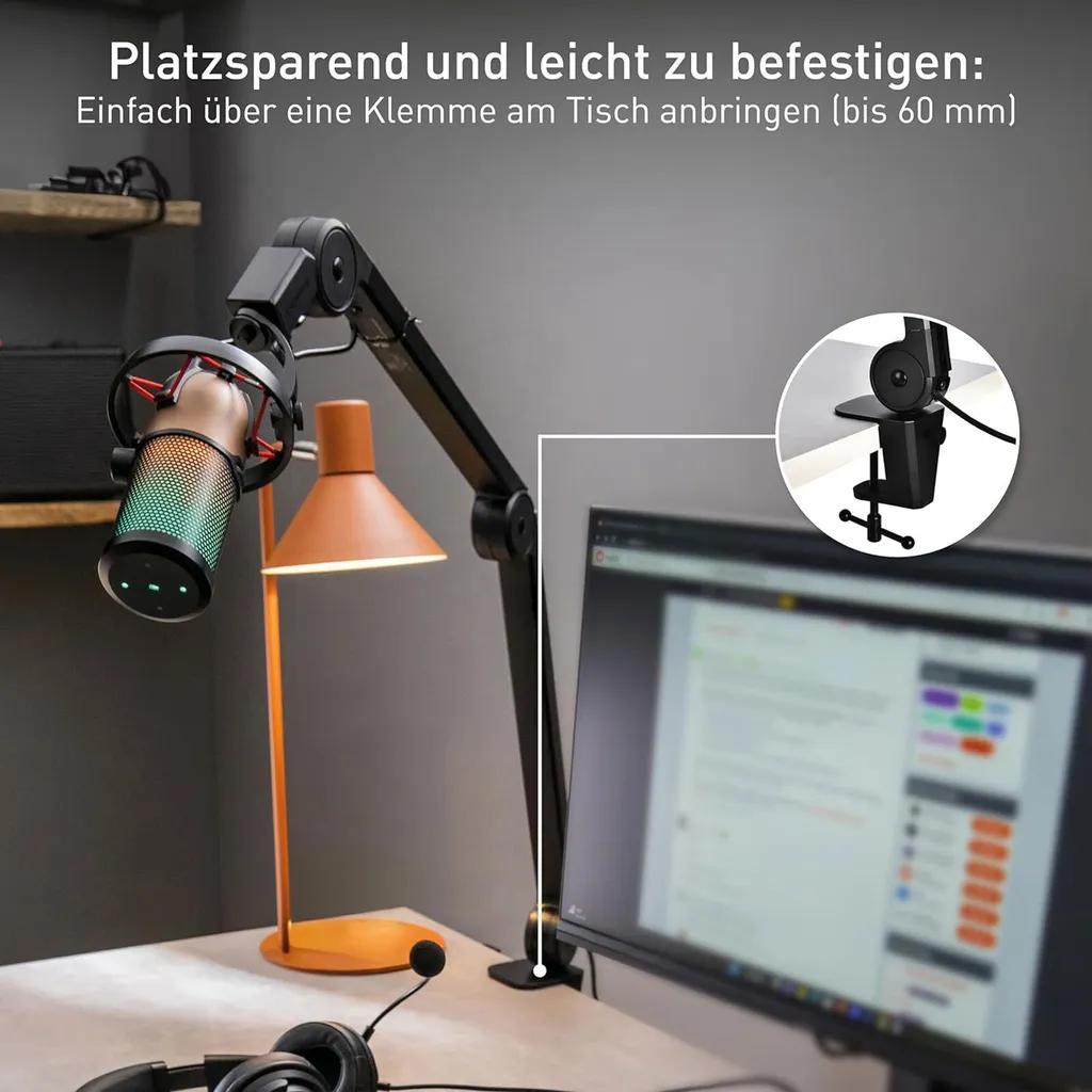 Bras de micro USB CHERRY JA-0850 doté d'une gestion de câble intégrée - 12