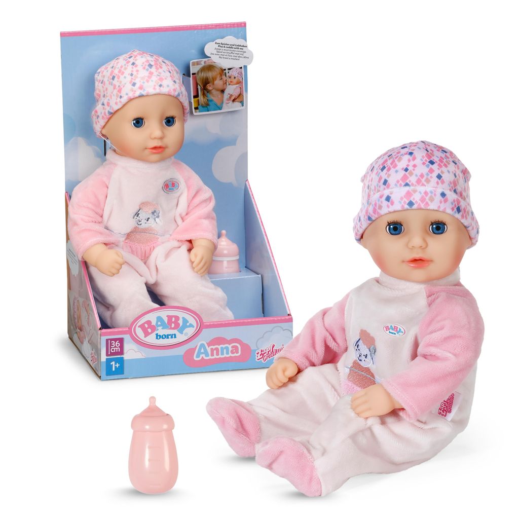 BABY born Anna Rose 36cm inkl. Flasche Produktbild 
