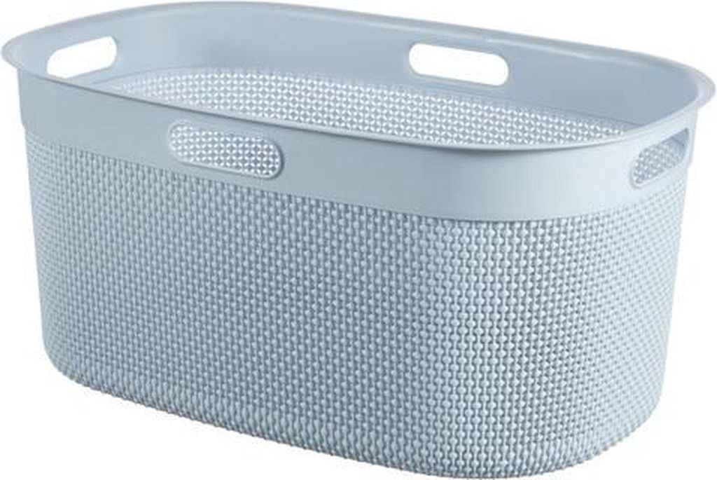 Wäschekorb 45 l. 59 x 39 x H27 cm Hellblau - Filo - Curver